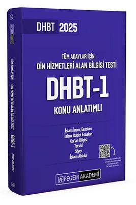 2025 Din Hizmetleri Alan Bilgisi Testi Dhbt-1 Konu Anlatımlı ürün fotoğrafı