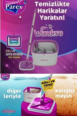 Wondero Otomatik Temizlik Seti Wondero - 1 Yedek Paspas ürün fotoğrafı