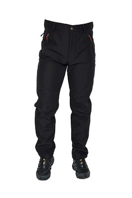 Kışlık Siyah Outdoor Su Rüzgar Geçirmez Trekking Softshell Pantolon ürün fotoğrafı