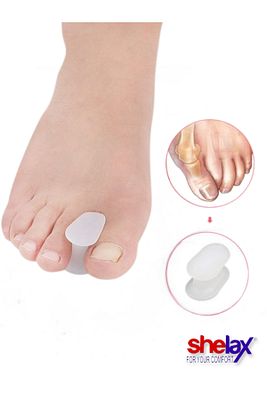 Ayak Parmak Arası Silikon Makara - Başparmak Ayırıcı - Şekil Düzeltici Makara Halluks Valgus ürün fotoğrafı