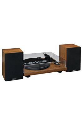 Ls-480wd Dahili Amplifikatörlü Bluetooth 2 Harici Hoparlörlü Plak Çalar Pikap Ahşap ürün fotoğrafı