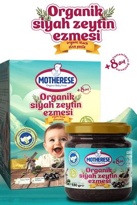 Organik Siyah Zeytin Ezmesi 180gr - Organik Bebek Siyah Zeytin Ezmesi 180gr ürün fotoğrafı