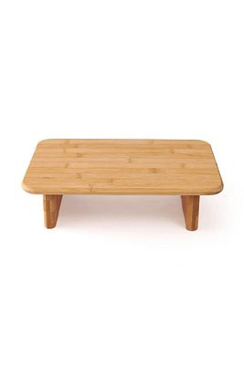 Bambu Ayaklı Kesme Tahtası Bambu Sunum Tahtası - 35x22 Cm ürün fotoğrafı