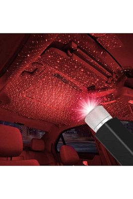 Kırmızı Ayak Altı Tavan Led Araç Içi Aydınlatma Oto Araba Iç Disko Ayarlanır Usb Lamba Işık ürün fotoğrafı