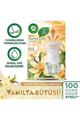 Elektrikli Oda Kokusu Kit Vanilya Büyüsü (Cihaz +Yedek Şişe) - Esansiyel Yağlar Içerir* ürün fotoğrafı