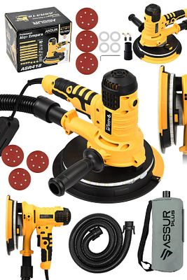 360'ledli 850w Pro Alçıpan Zımpara Makinası Toz Emmeli ürün fotoğrafı
