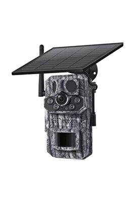 3MP 4G Solar Foto Kapan No-Glow Kamuflaj Avcılık Doğal Yaşam Kamerası Sim Kartlı RMZ-TECH ürün fotoğrafı