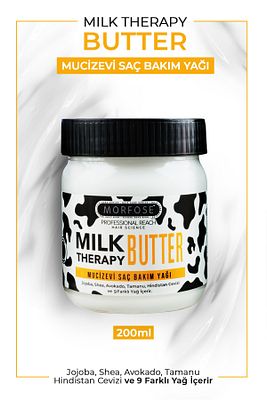 Milk Therapy Butter Oil Mucizevi Saç Bakım Yağı 200 ml - Besleyici, Onarıcı ürün fotoğrafı