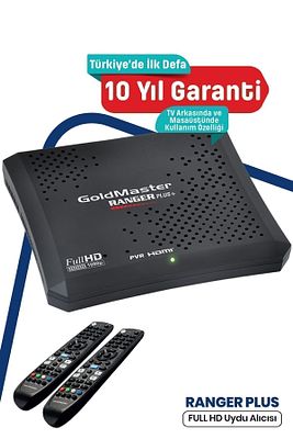 Ranger Plus Full Hd Uydu Cihazı 2 Adet Kumandalı 10 Yıl Garantili ürün fotoğrafı