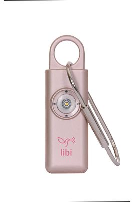 Kişisel Güvenlik Alarmı Ve Anahtarlık - 130db Yüksek Sesli,Işıklı,Şarj Edilebilir,Metalik Pembe ürün fotoğrafı