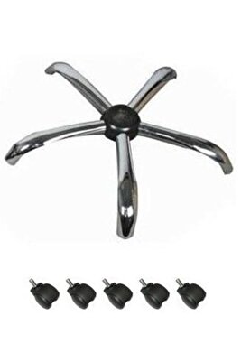 Büro Sandalyesi Ofis Çalışma Sandalyesi Yıldız Ayağı Tekerli ürün fotoğrafı