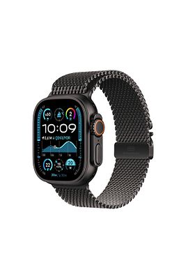 Watch Ultra 2 GPS + Cellular 2024 49mm Black Titanium Case with Black Titanium Milanese Loop - ürün fotoğrafı