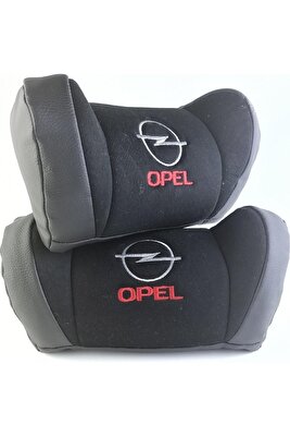 OPEL LÜX OTO BOYUN YASTIĞI (2 ADET) SİYAH ürün fotoğrafı