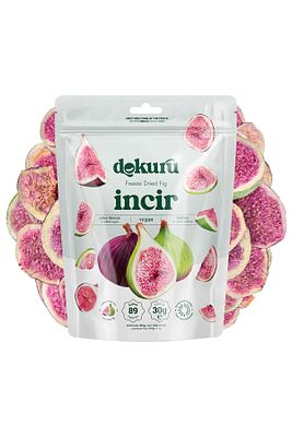 İncir Kuru Meyve Cipsi - Dondurularak Kurutulmuş Freeze Dried Çıtır İncir ürün fotoğrafı