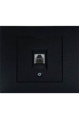 Ovivo Grano Siyah Nümeris Telefon Prizi Cat3 Çerçeveli ürün fotoğrafı