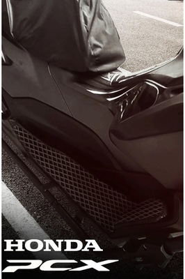 Honda Pcx Uyumlu Premium Eva Motosiklet Paspası Siyah-siyah ürün fotoğrafı