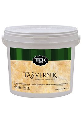 Su Bazlı Çok Amaçlı Taş Ve Ahşap Verniği 2.5lt Şeffaf-hava Koşullarından Etkilenmez-kokusuz-parlak ürün fotoğrafı