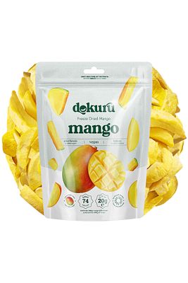 Mango Kuru Meyve Cipsi - Dondurularak Kurutulmuş Freeze Dried Çıtır Mango ürün fotoğrafı