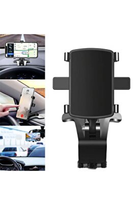 Ally 360 Dönerli Mouth Oto-araç Torpido Uzeri Telefon Tutucu Siyah ürün fotoğrafı