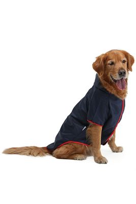 Büyük Irk Navy Köpek Yağmurluğu -köpek Kiyafeti ürün fotoğrafı
