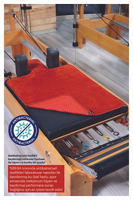 Kiremit Rengi Pilates Reformer Havlusu Nonslip Reformer Towel ürün fotoğrafı
