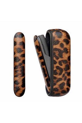 Düo 3.0 Manyetik Kapak Kılıf Leopar, Heets Ile Çalışan Cihaza Uyumludur ürün fotoğrafı