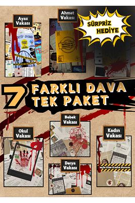 Dedektiflik Suç Çözümleme-suçluyu Bulma-dedektif Oyunu-cinayet Çözme-dedektif Oyunu-kutu Oyunu-7'li. ürün fotoğrafı