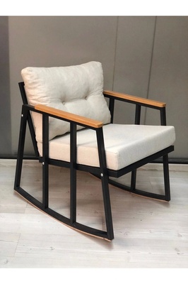 Adımhops Sallanan Sandalye Tv Koltuğu Kafe-balkon-mutfak-berjer-ofis-salon Sallanır Tekli Koltuk ürün fotoğrafı