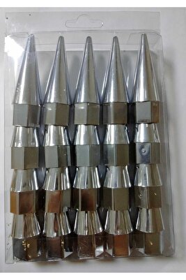 Sivri Mermi Bijon Kapağı Krom 17mm BMW E60 Uyumlu | Aracınıza Şık ve Koruyucu Dokunuş ürün fotoğrafı