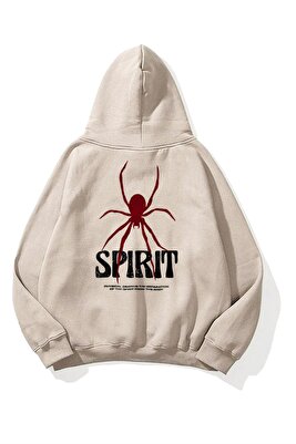 Unisex Spirit Sweatshirt Hoodie Taş ürün fotoğrafı