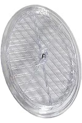 Şeffaf Doğalgaz Havalandırma Cam Menfez Kapağı Çap 18 Cm ürün fotoğrafı