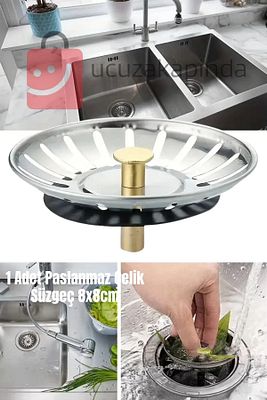 Lavabo Süzgeci Lavabo Gider Süzgeci Mutfak Lavabo Evye Süzgeci ürün fotoğrafı
