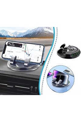 Araç İçi Telefon Tutucu Numaratörlü Araba Numaratör Telefon Tutucu 360° Dönen ürün fotoğrafı