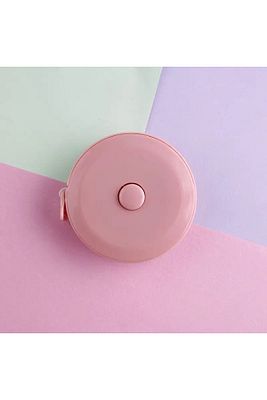 1.5 Metre Plastik Mezura - 1 Adet Pembe ürün fotoğrafı