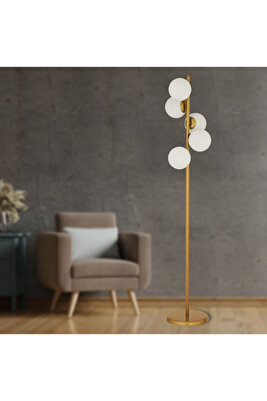 Uzel 5Li Eskitme Modern Tasarım Metal Lambader ürün fotoğrafı