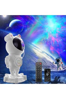 Astronot Projektör Gece Masa Lambası  Bluetooth Hoparlör Galaxy Bulutsusu Ay Tavan Gökyüzü ürün fotoğrafı