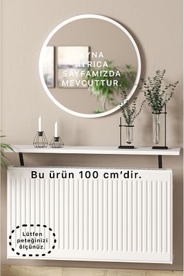 Beyaz Petek Üstü Uçan Raf Dresuar 100x18 cm ürün fotoğrafı