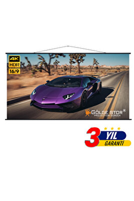 ( Duvar Askılı ) En150cm Boy95cm Projeksiyon Perdesi Taşınabilir Akıllı Kumaş Işık Geçirmez 4k-8k ürün fotoğrafı