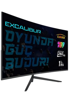 Excalibur M.E315FHD-G 31.5" 260HZ 1MS 300NIT (HDMI+DISPLAY) CURVED FREESYNC + G-SYNC FHD LED MONITOR ürün fotoğrafı