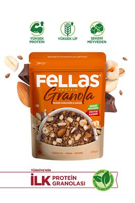 Protein Granola - Karışık Kuruyemiş & Kakao 270 g ürün fotoğrafı