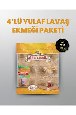 4'lü Ekşi Mayalı Yulaflı Lavaş Tandır Ekmeği (diyabetik Ekmek) 350 Gr. ürün fotoğrafı