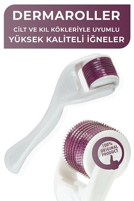 Dermaroller Beyaz Professional - Saç, Kaş, Sakal Serum Kullanıma Uygun Yeni Seri ürün fotoğrafı