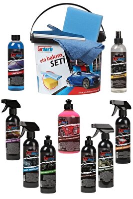 13 Parça Oto Bakım Seti Araba Yıkama Köpüğü Sünger, Jant , Cilalı Temizlik Seti ürün fotoğrafı