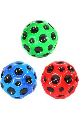 Yükseğe Zıplayan Delikli Bouncer Ball Süper Uzay Topu 1 Adet ürün fotoğrafı