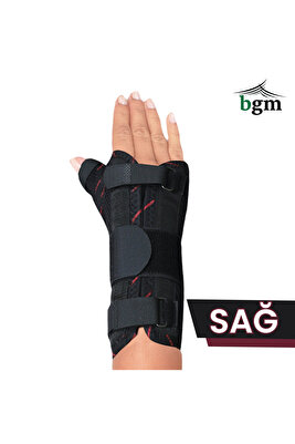 Baş Parmak Ateli Destekli El Bilek Splinti Yüksek Kalite Tespit Ateli ürün fotoğrafı