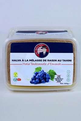 Şekersiz Kuru Üzüm Pekmezli Ermenek Helvası 300 G ürün fotoğrafı