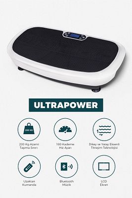 Ultra Power Model Yüksek Titreşimli Zayıflama, Egzersiz Ve Spor Cihazı - Kondisyon Ve Spor Aleti ürün fotoğrafı