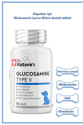 Dog Glucosamıne Köpeklerde Eklem Destekleyici Besin Takviyesi (75 TABLET) ürün fotoğrafı