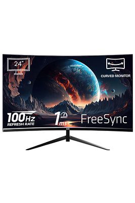 Vortex 2456 24" 100hz 1ms (HDMI VGA) Full Hd Led Monitör Curved ürün fotoğrafı