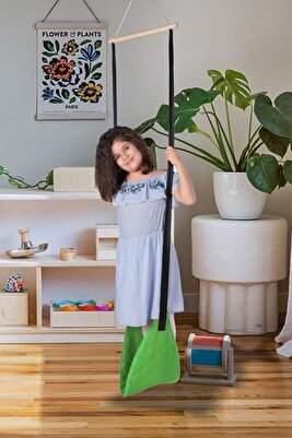 Damla Salıncak Hamak Beşik Kamp Piknik Oda Bahçe Pratik Portatif Çocuk Salıncağı Hamağı ürün fotoğrafı